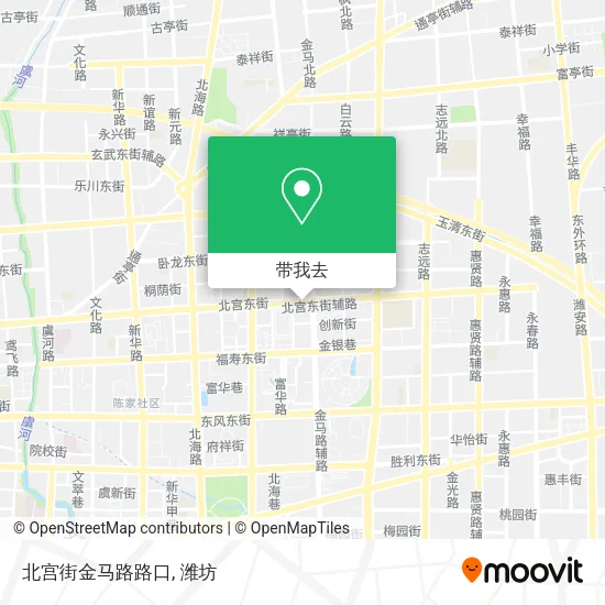 北宫街金马路路口地图