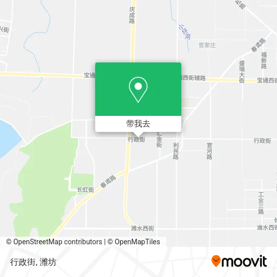 行政街地图