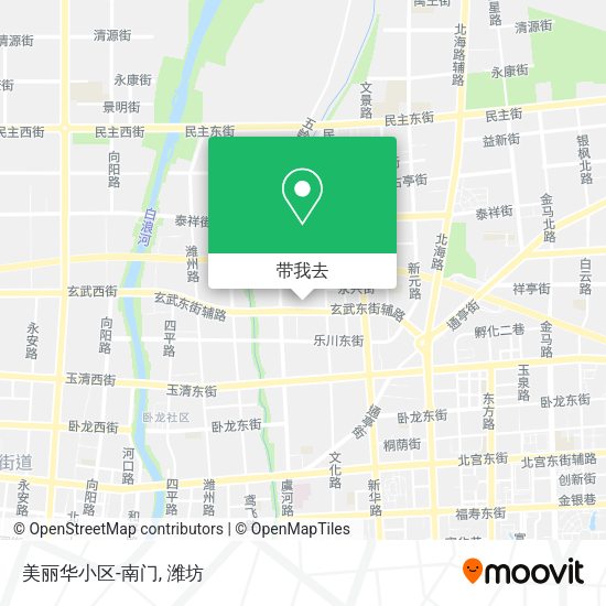 美丽华小区-南门地图
