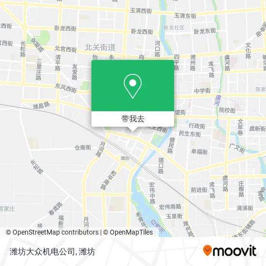 潍坊大众机电公司地图