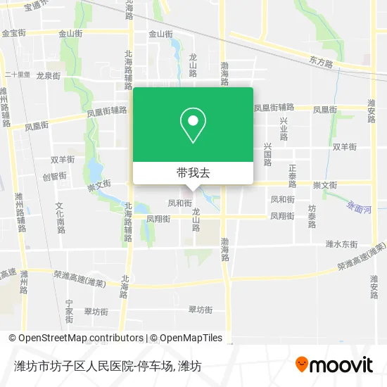 潍坊市坊子区人民医院-停车场地图