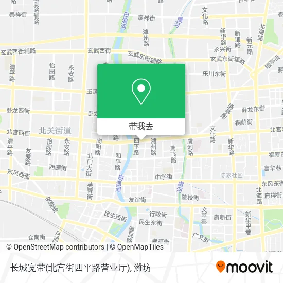 长城宽带(北宫街四平路营业厅)地图