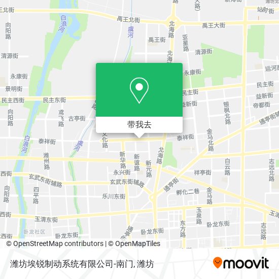 潍坊埃锐制动系统有限公司-南门地图