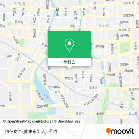 恒信房产(健康东街店)地图
