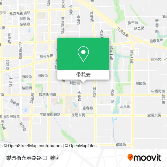 梨园街永春路路口地图