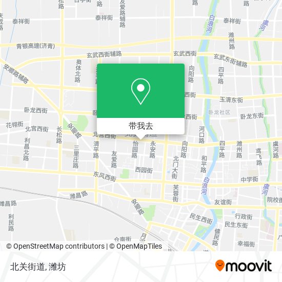 北关街道地图