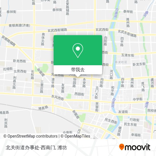 北关街道办事处-西南门地图
