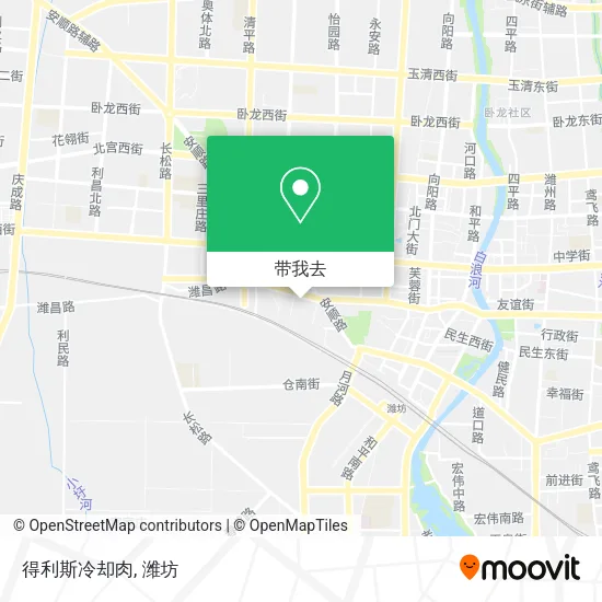 得利斯冷却肉地图