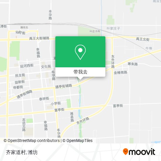 齐家道村地图