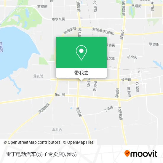 雷丁电动汽车(坊子专卖店)地图