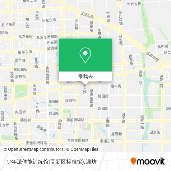 少年派体能训练馆(高新区标准馆)地图