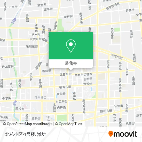 北苑小区-1号楼地图