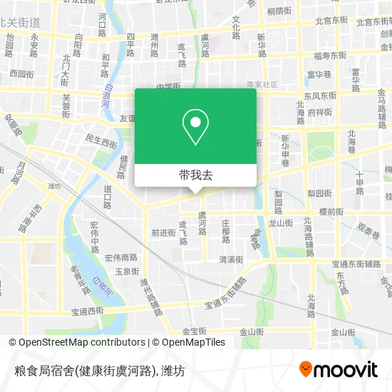 粮食局宿舍(健康街虞河路)地图