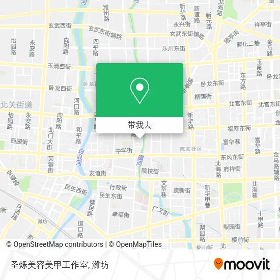 圣烁美容美甲工作室地图