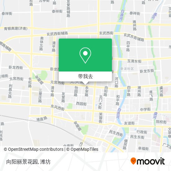 向阳丽景花园地图