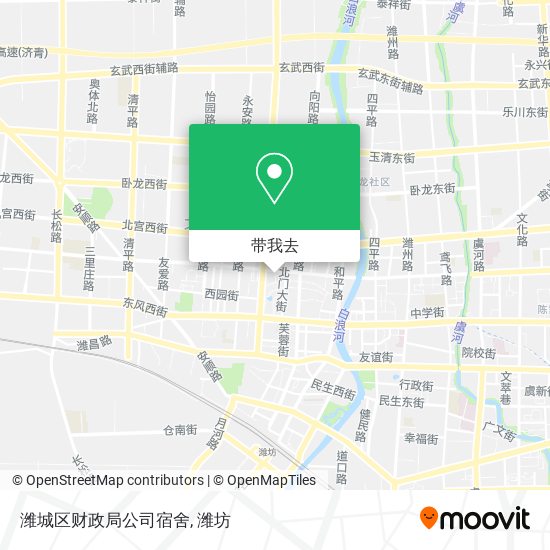 潍城区财政局公司宿舍地图