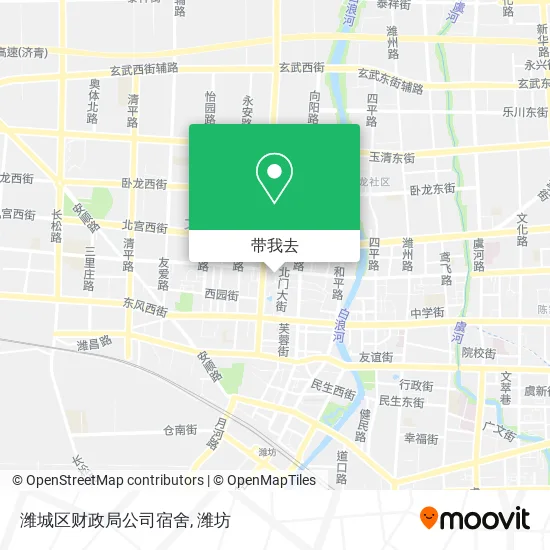 潍城区财政局公司宿舍地图