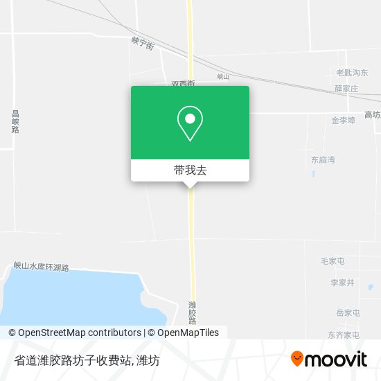 省道潍胶路坊子收费站地图
