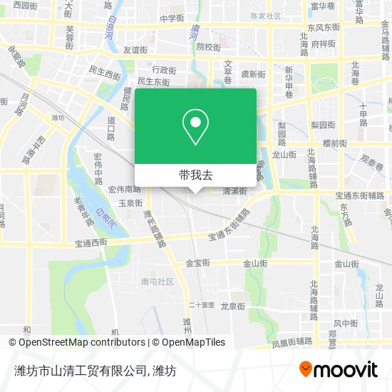 潍坊市山清工贸有限公司地图