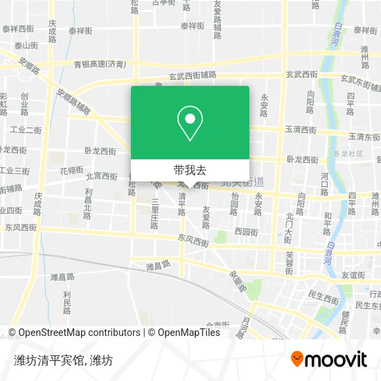 潍坊清平宾馆地图