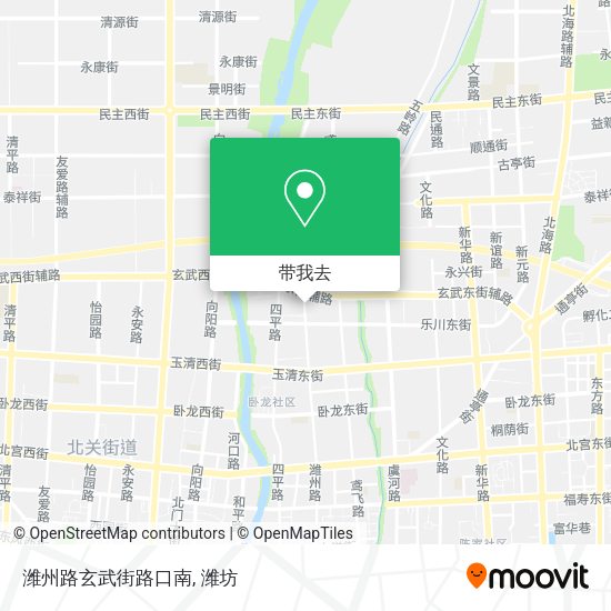 潍州路玄武街路口南地图