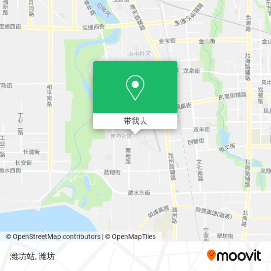 潍坊站地图