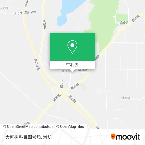 大柳树科目四考场地图