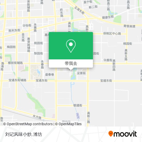 刘记风味小炒地图