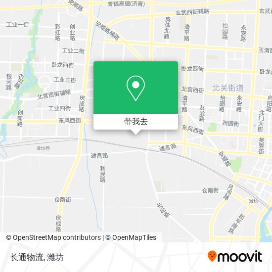 长通物流地图
