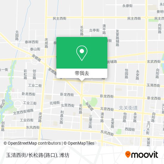 玉清西街/长松路(路口)地图