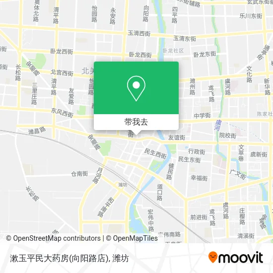 漱玉平民大药房(向阳路店)地图