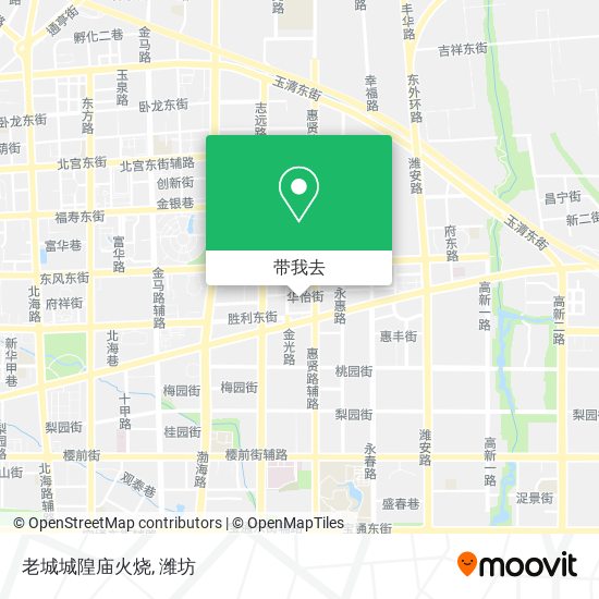 老城城隍庙火烧地图