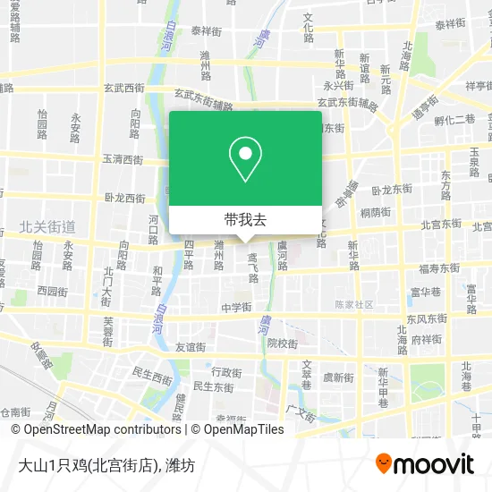 大山1只鸡(北宫街店)地图