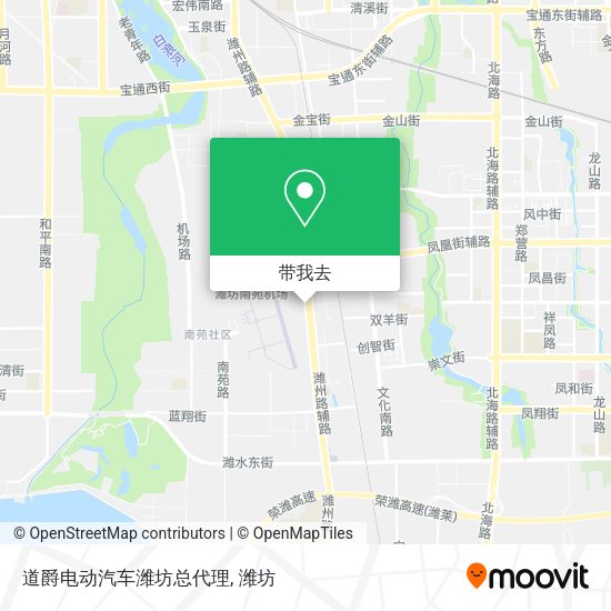 道爵电动汽车潍坊总代理地图