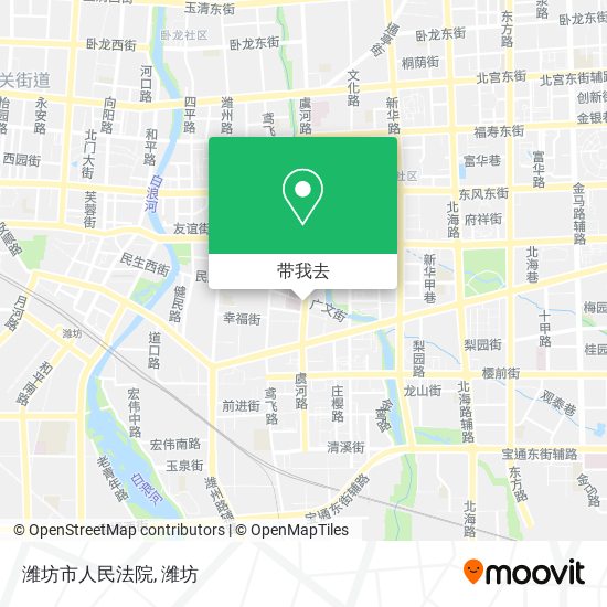 潍坊市人民法院地图