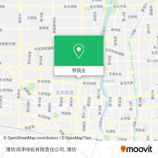 潍坊润泽绿化有限责任公司地图