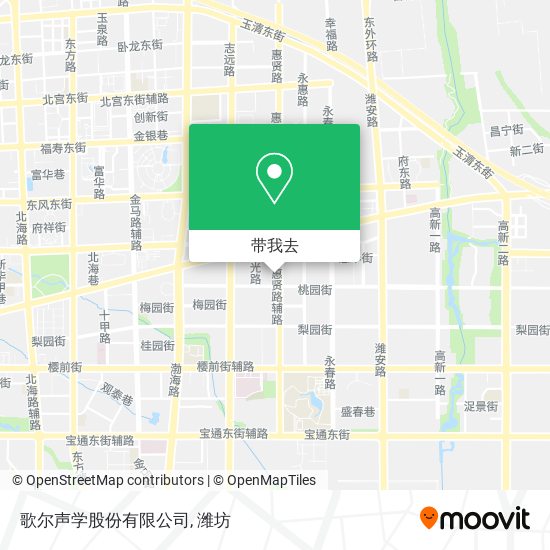 歌尔声学股份有限公司地图