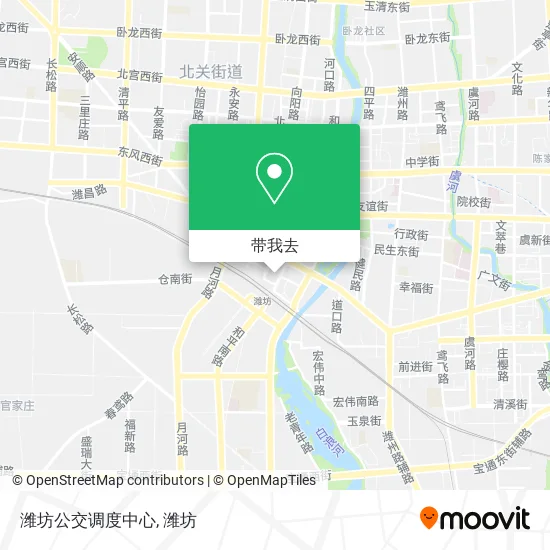 潍坊公交调度中心地图