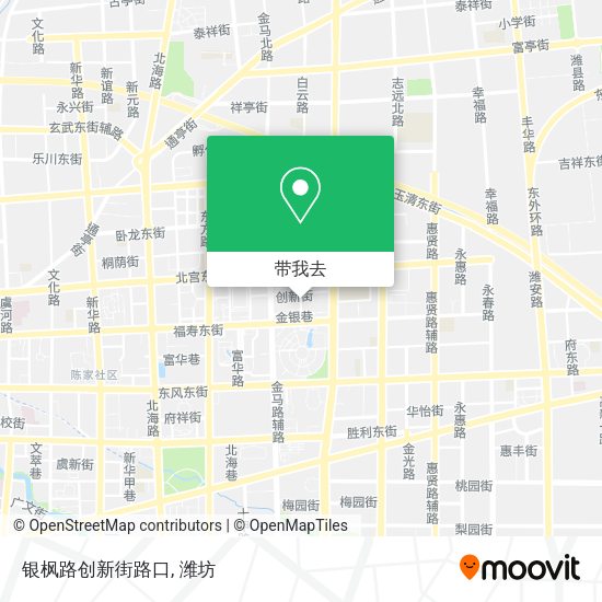 银枫路创新街路口地图