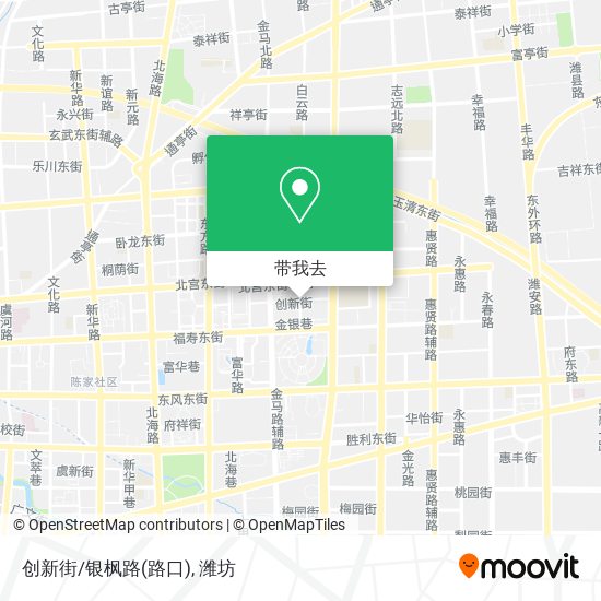 创新街/银枫路(路口)地图