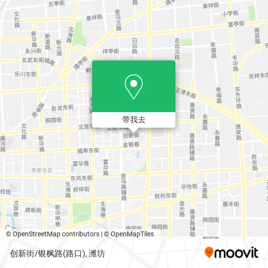 创新街/银枫路(路口)地图