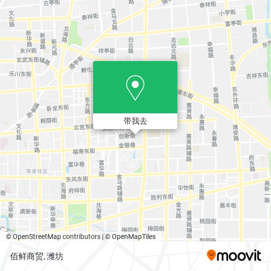 佰鲜商贸地图