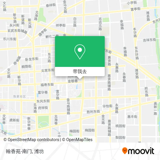 翰香苑-南门地图