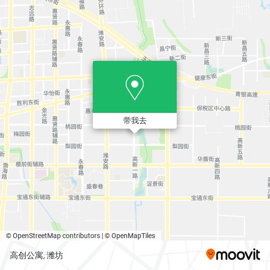 高创公寓地图