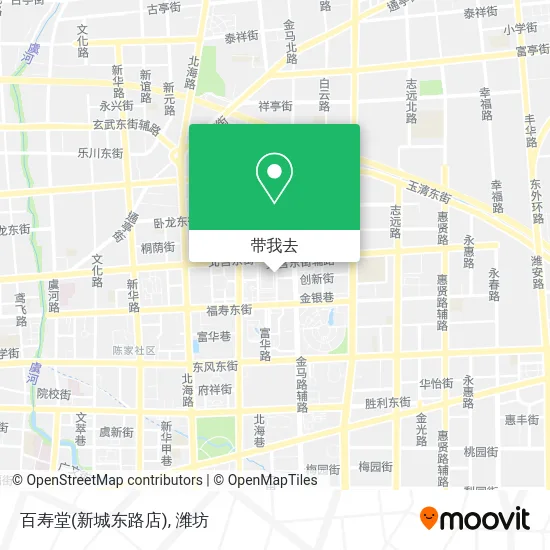 百寿堂(新城东路店)地图