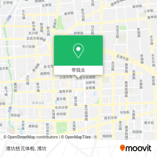 潍坊慈元体检地图