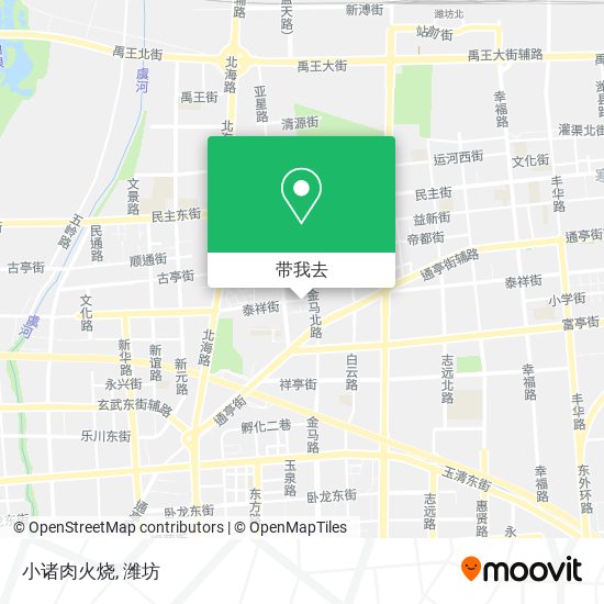 小诸肉火烧地图