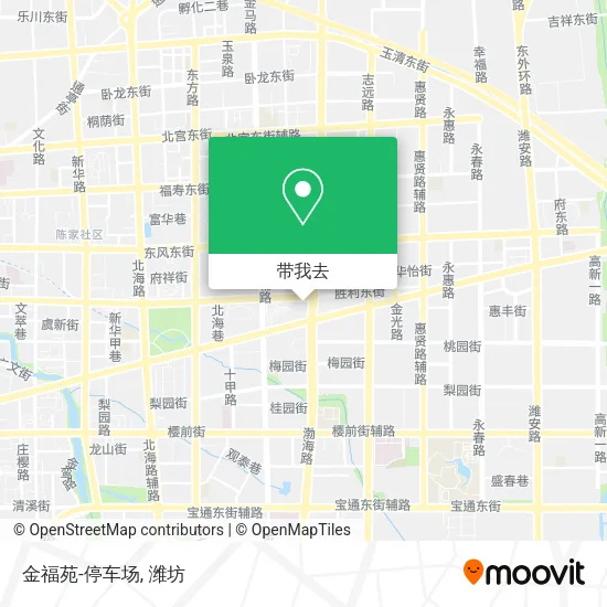 金福苑-停车场地图