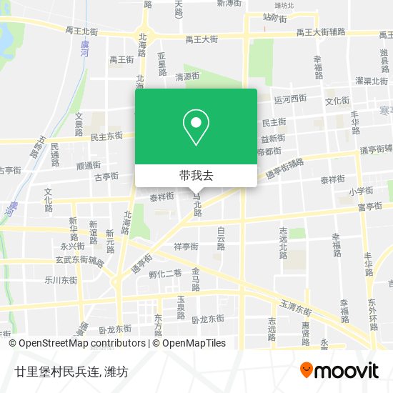 廿里堡村民兵连地图