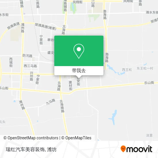 瑞红汽车美容装饰地图